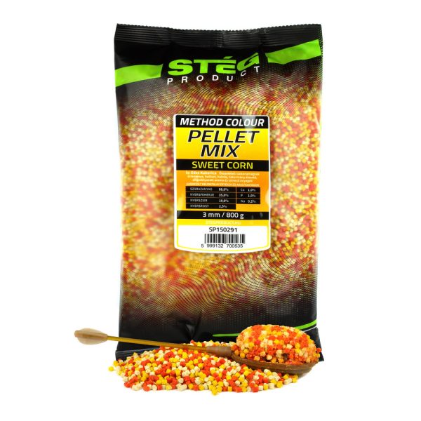 Stég Sweetcorn 3mm Pellet Mix 800gr