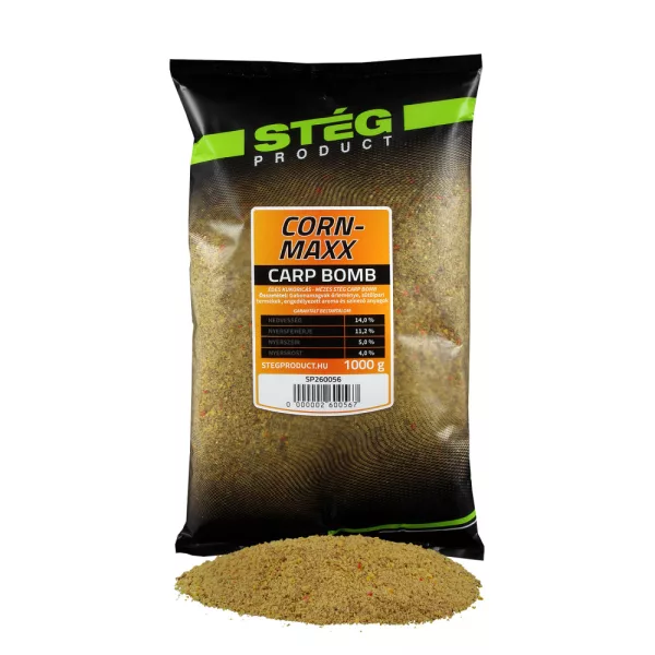 Stég Carp Bomb Groundbait - Corn-Honey 1kg