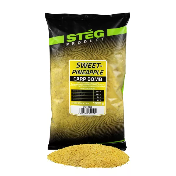 Stég Carp Bomb Groundbait - Pineapple 1kg