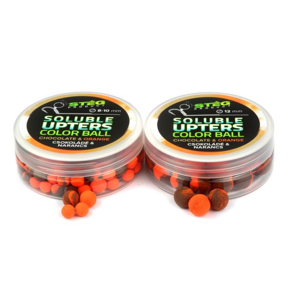 Stég Product Soluble Upters Color Ball Wafter 12mm Chocolate Orange 30g