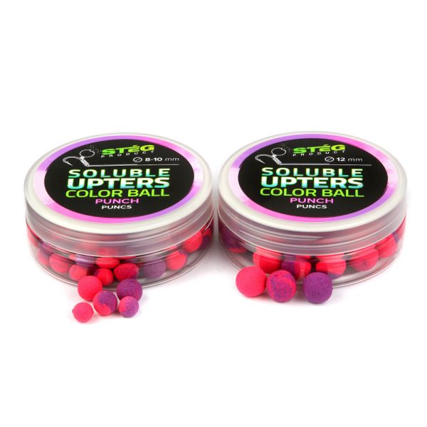 Stég Product Soluble Upters Color Ball Wafter 12mm Punch 30g