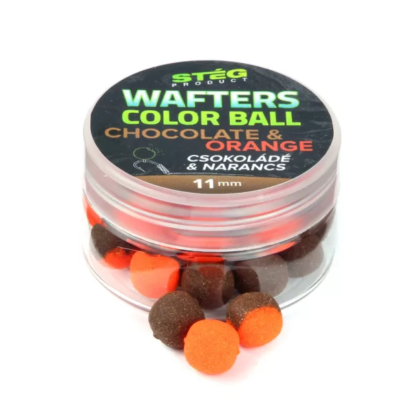 Stég Wafters Color Ball Chocolate-Orange 11mm Wafters 15gr