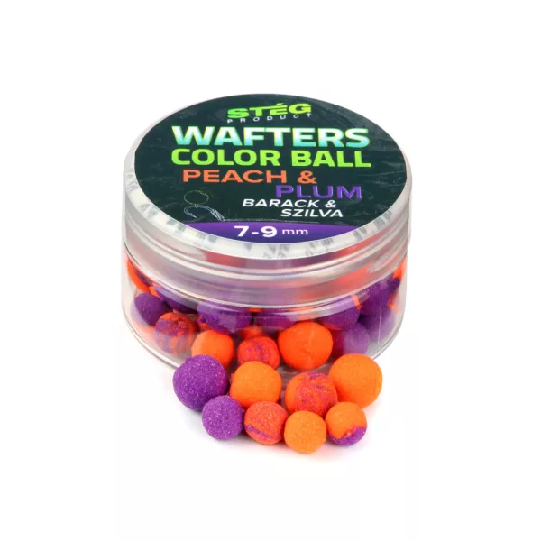 Stég Wafters Color Ball Apricot-Plum 7-9mm Wafters 15gr