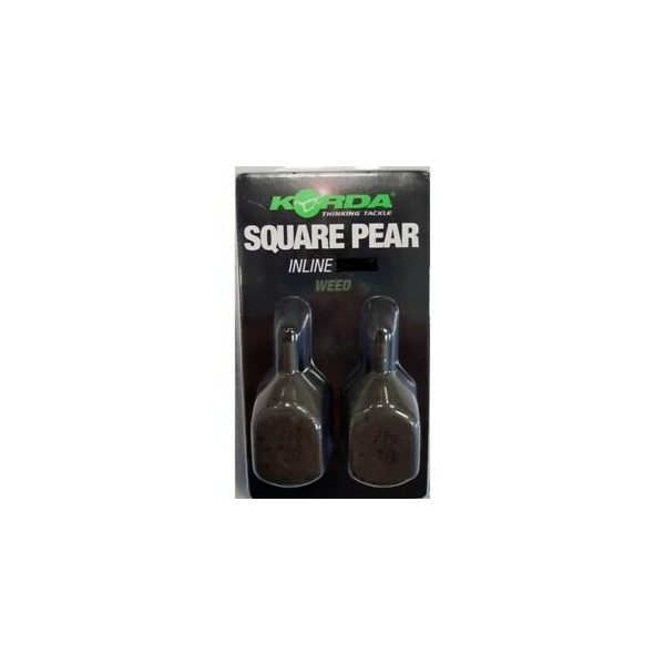 Korda Square Pear Inline Blister Lead 70gr 2pcs
