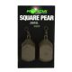 Korda Square Pear Swivel Blister Lead 112gr
