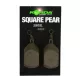 Korda Square Pear Swivel Blister Carp Lead 142gr
