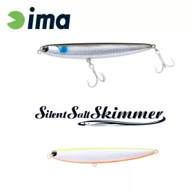   Ima Silent Salt Skimmer 11cm 13gr 102 Chart Back Pearl Wobbler
