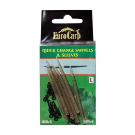 EuroCarp quick link with silicone anti-tangle sleeve