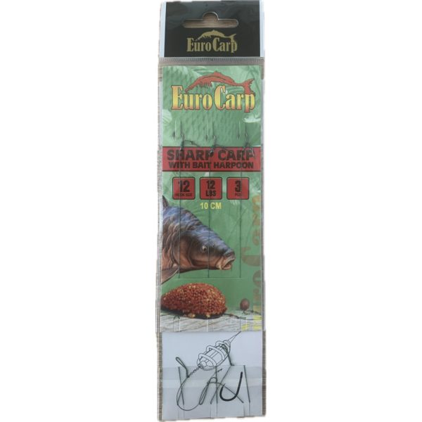 EuroCarp Pre-tied Feeder Leader with Bait Sharp #12