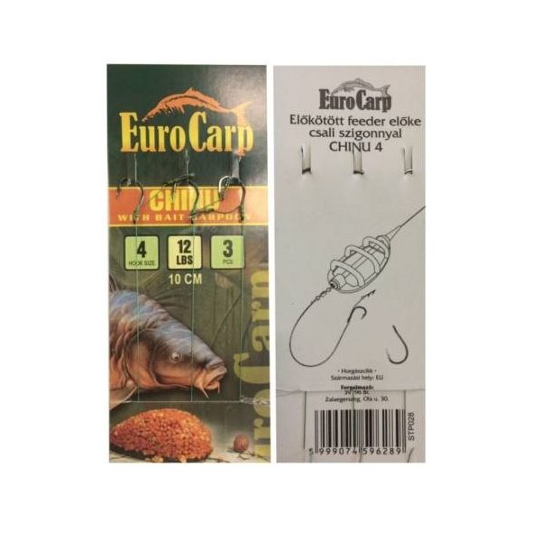 EuroCarp pre-tied braided feeder leader Chinu 4