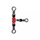 Sunset - TRIPLE SWIVEL W/ BEADS ST-S-1706 10X12 16K X6 - Rotating staple