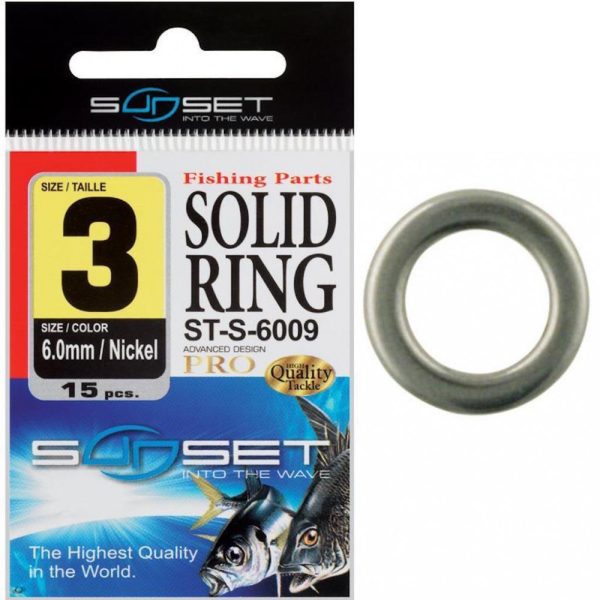 Sunset - SOLID RING ST-S-6009 N3 6.0MM X15 - Metal ring