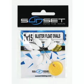 Sunset - BLISTER FLOAT OVAL WHITE 7x15mm - Stopper