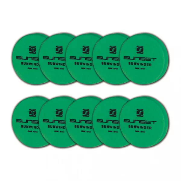Sunset - SUNWINDER 65MM - GREEN - 10PCS - EVA leader holder