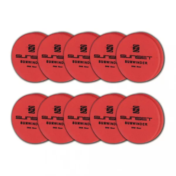 Sunset - SUNWINDER 65MM - ORANGE - 10PCS - EVA leader holder