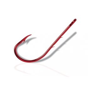   Sunset - HM RS COMPETITION SPECIAL RED / FLUORO 150 - 0,35 - 1 X8 - Pre-tied hook - Barbed hook, Eyed hook