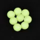 Sunset - BEADS FLOATING ROUND LUMINOUS GREEN 6mm X20 - Stopper