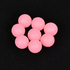   Sunset - BEADS FLOATING ROUND LUMINOUS PINK 8mm X20 - Stopper