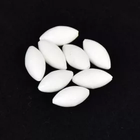 Sunset - BEADS FLOATING OVAL WHITE 5x10mm X20 - Stopper