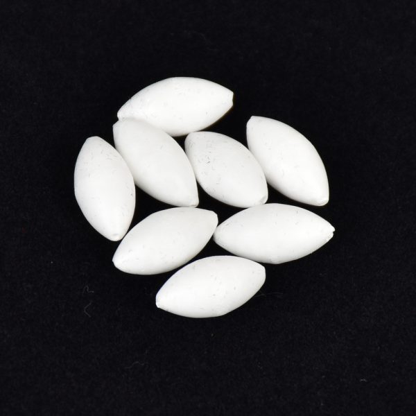 Sunset - BEADS FLOATING OVAL WHITE 5x10mm X20 - Stopper