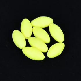   Sunset - BEADS FLOATING OVAL FLUO YELLOW 5x10mm X20 - Stopper