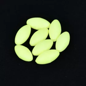   Sunset - BEADS FLOATING OVAL LUMINOUS GREEN 7x15mm X20 - Stopper