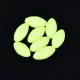 Sunset - BEADS FLOATING OVAL LUMINOUS GREEN 7x15mm X20 - Stopper