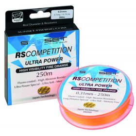   Sunset Nylon RS Competition Ultra Power Hi-Visibility 0,31mm 1000m Monofilament Mainline