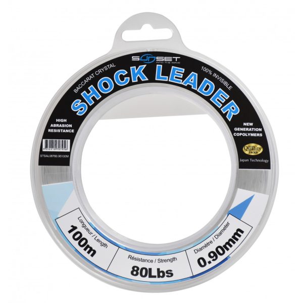 Sunset Shock Leader RS Competition Baccarat Crystal 1mm 100m monofilament leader