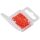 Sunset Micro Glass Beads Red 1,5mm Glass Bead 200pcs