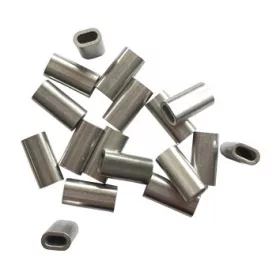   Sunset Aluminum Oval Sleeve ST-S-6029 1,6x3,2x10mm Crimping Sleeve 20pcs