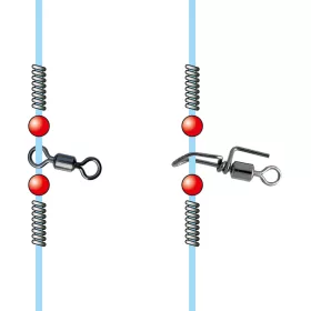   Sunset Stainless Steel Locking Spring with Silicone Protective Cover L 1m