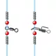 Sunset Stainless Steel Locking Spring with Silicone Protective Cover L 1m