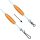 Sunset Knot Protector Sleeve 13mm 24pcs Fluo Orange Swivel/Clamp Protector