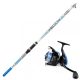 Sunset Senslia ZXR 350-5 DetectionTip Rod and Sunfish ZXR 601 FD Reel Sea Fishing Set