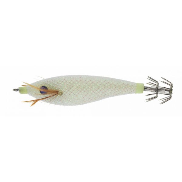 Sunset - SUNSQUID BIG MAMMA FLOATING 7CM SUPER GLOW ALL WHITE - Squid Jig