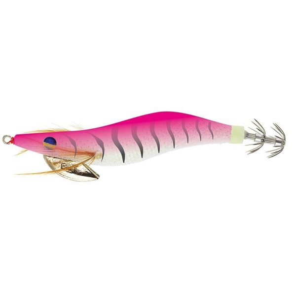 Sunset Sunsquid Bad Gambas Zebra Pink 11cm 20,4gr Sinking Squid Jig