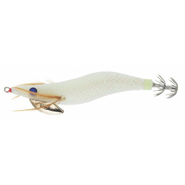 Sunset - SUNSQUID BAD GAMBAS SINKING 6,5CM SUPER GLOW ALL WHITE - Squid Jig