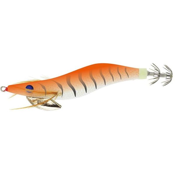Sunset Sunsquid Bad Gambas Zebra Orange 8,0cm 10,3gr Sinking Squid Jig