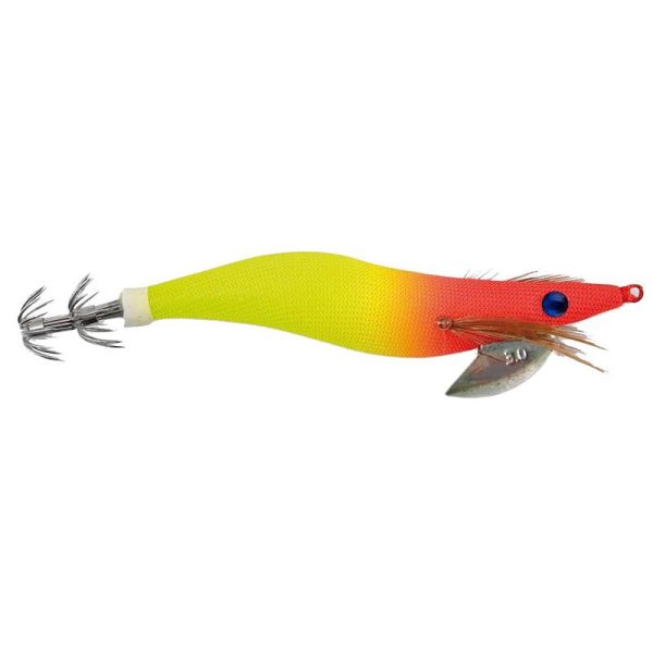 Sunset Sunsquid Bad Gambas Yellow Poppy 9,5cm 15,2gr Sinking Squid Jig