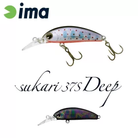 Ima Sukari 3.7cm 3gr 013 Titanium Black Wobbler