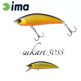 Ima Sukari 50SS 5cm 5gr 102 Gold Black Wobbler