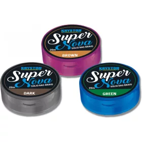   Kriston Super Nova Solid Bag Braid 35Lb 20m 0.62mm Braided leader-Green