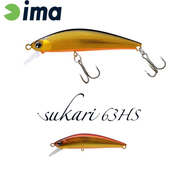 Ima Sukari 63HS 6,3cm 8gr 001 Akagane Wobbler