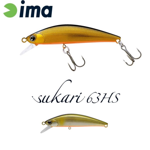 Ima Sukari 63HS 6.3cm 8gr 010 Orange Belly Ayu Wobbler