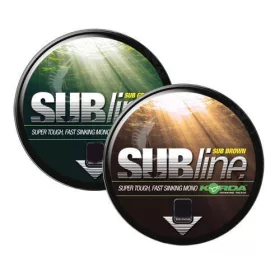   Korda Subline Ultra Tough 1000m - Green 20lb - carp monofilament mainline