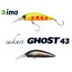 Ima Sukari Ghost 43SU 4.3cm 2.4gr 009 Titanium Black Wobbler