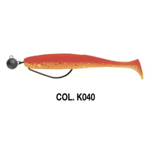 Swimy Cheburashka Pompei Shad Rig Soft lure K040 100mm - 7gr - Ready Rig - Cheburashka lead - Pre-rigged