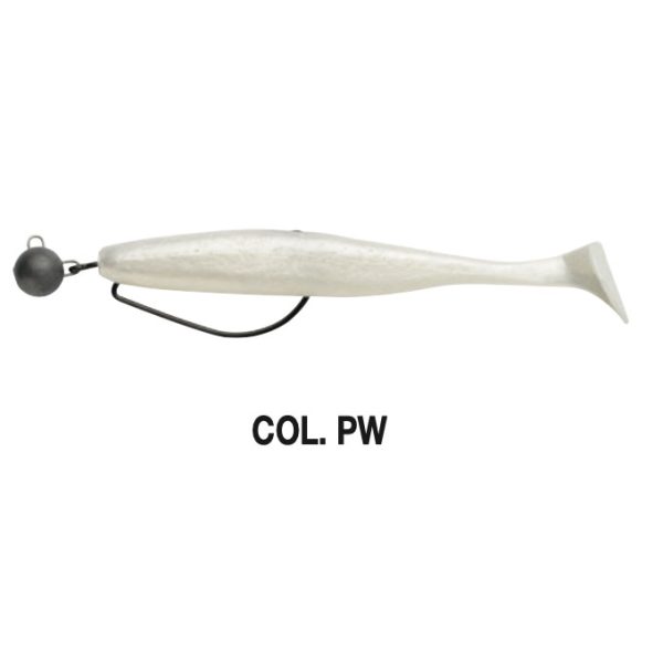 Swimy Cheburashka Pompei Shad Rig Soft lure PW 100mm - 7gr - Ready Rig - Cheburashka lead - Pre-rigged