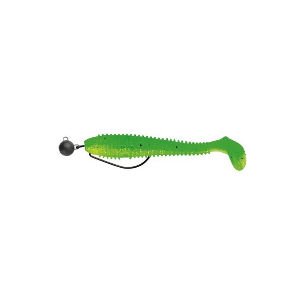 Sakura Cheburashka Galfion Fat Shad Rig Soft lure K014 95mm - 5gr - Ready Rig - Cheburashka lead - Pre-rigged